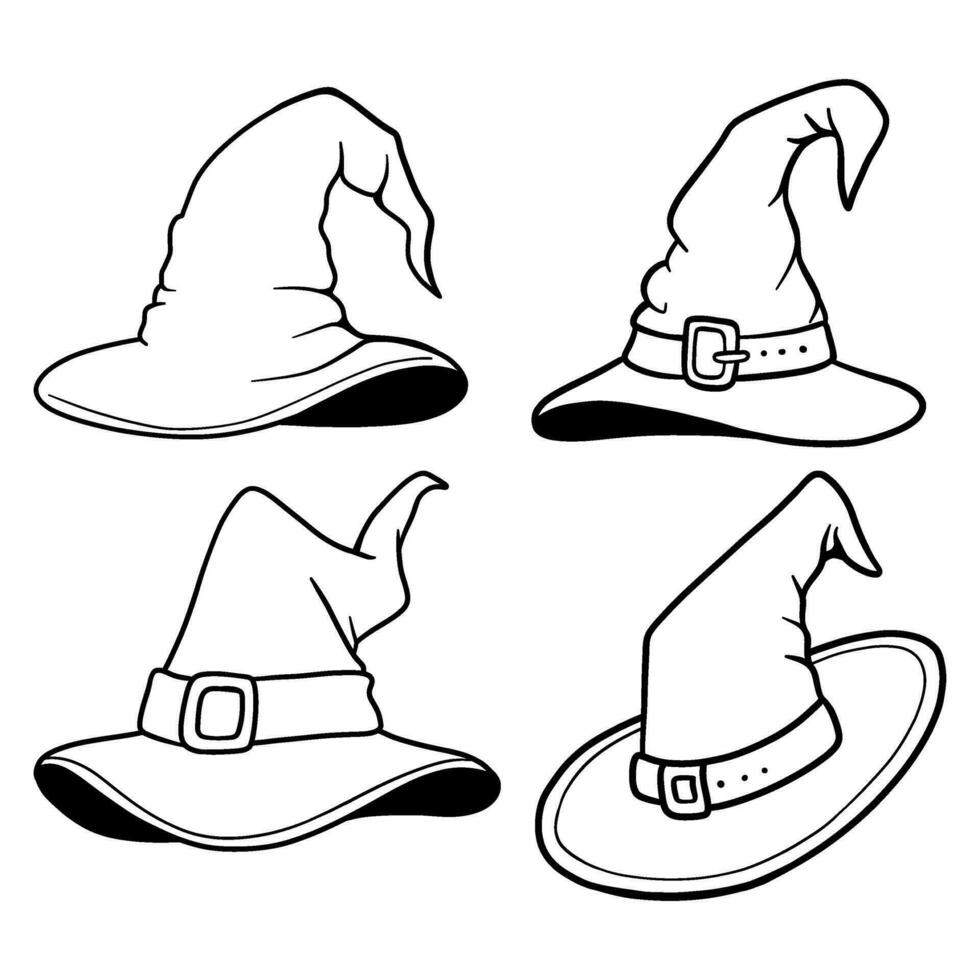 how to make a witch hat out of paper
